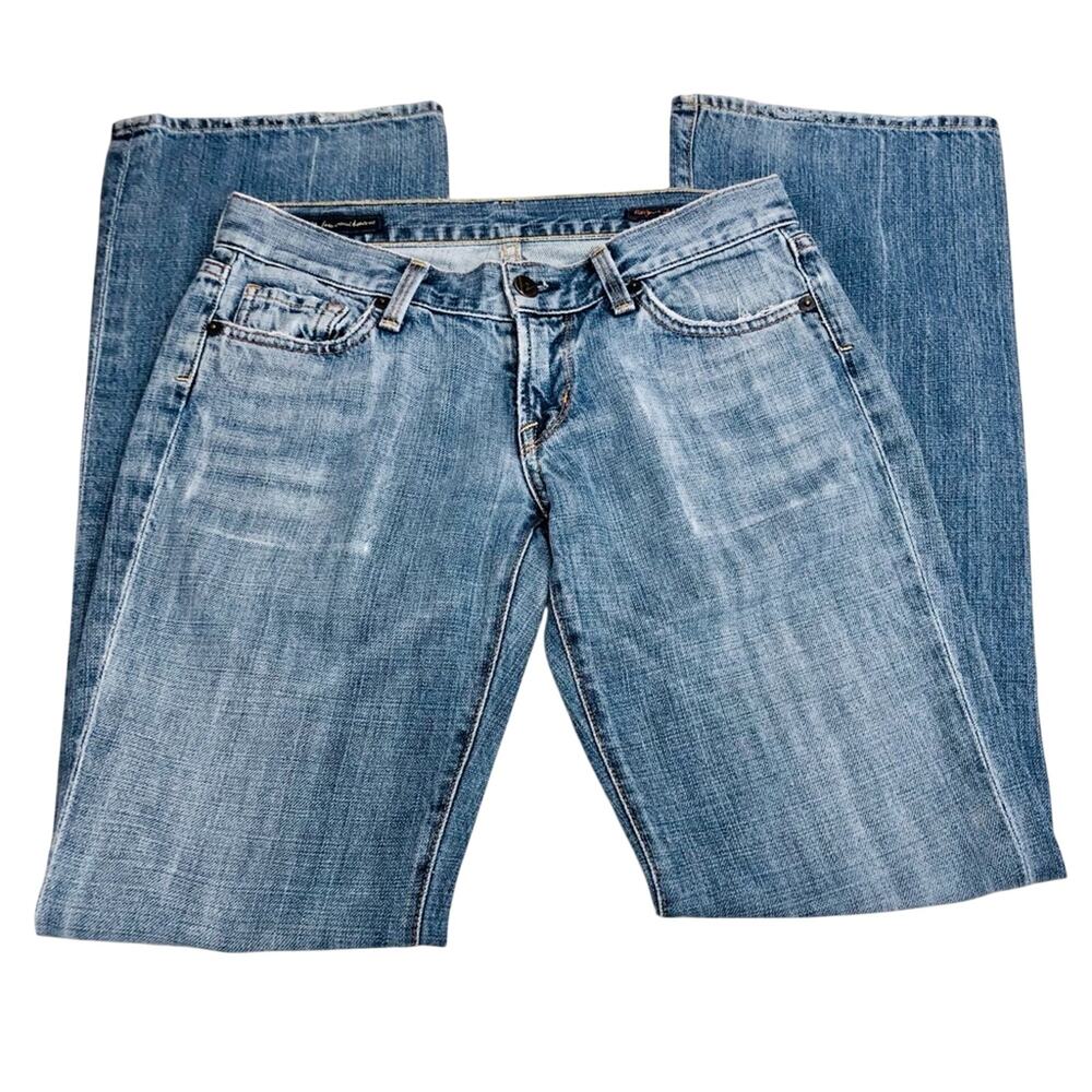 Citizens of Humanity #001 Kelly Low Waist Boot Cut Jeans Y2K Street Style - Picture 3 of 15